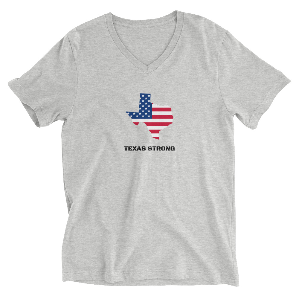 Women's Texas Strong V-Neck T-Shirt - Image 4