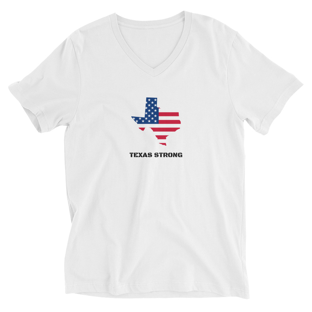 Women's Texas Strong V-Neck T-Shirt - Image 6