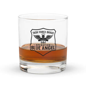 Operation Blue Angel Rocks glass