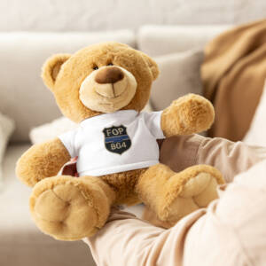 Lodge 4 Teddy bear with a t-shirt