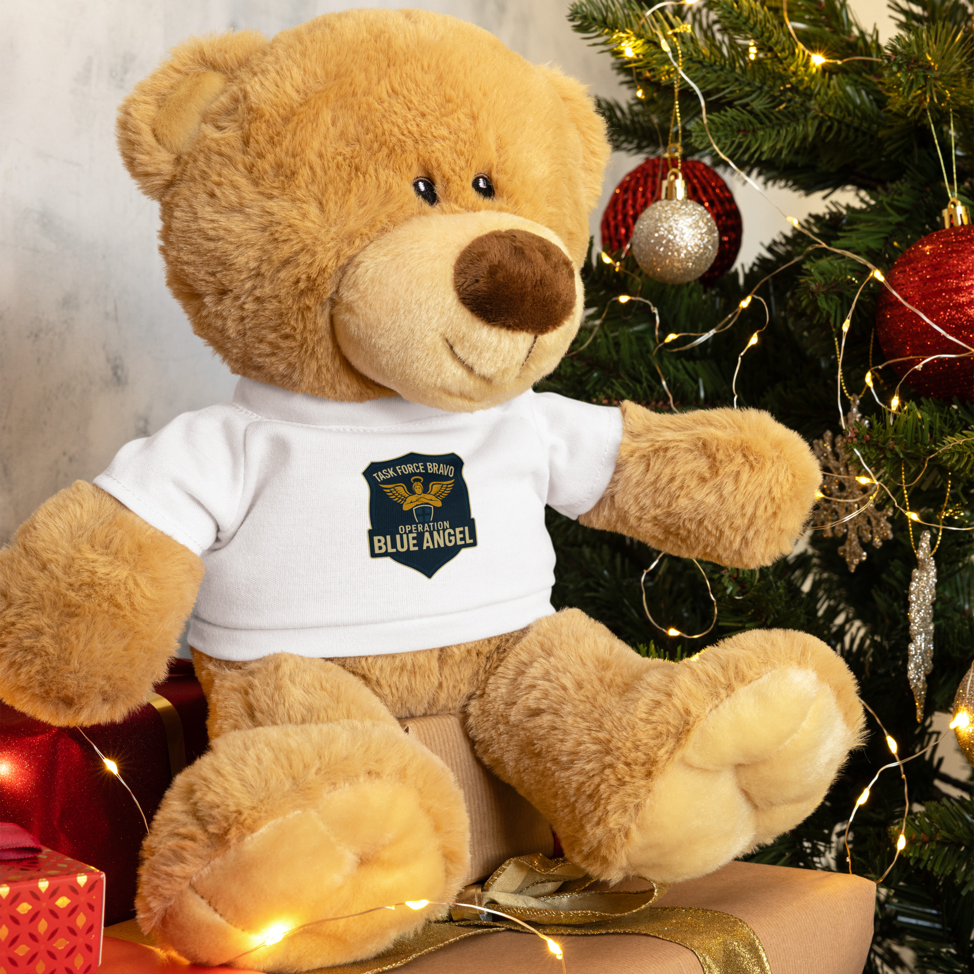 Operation Blue Angel Teddy bear with a t-shirt - Image 2