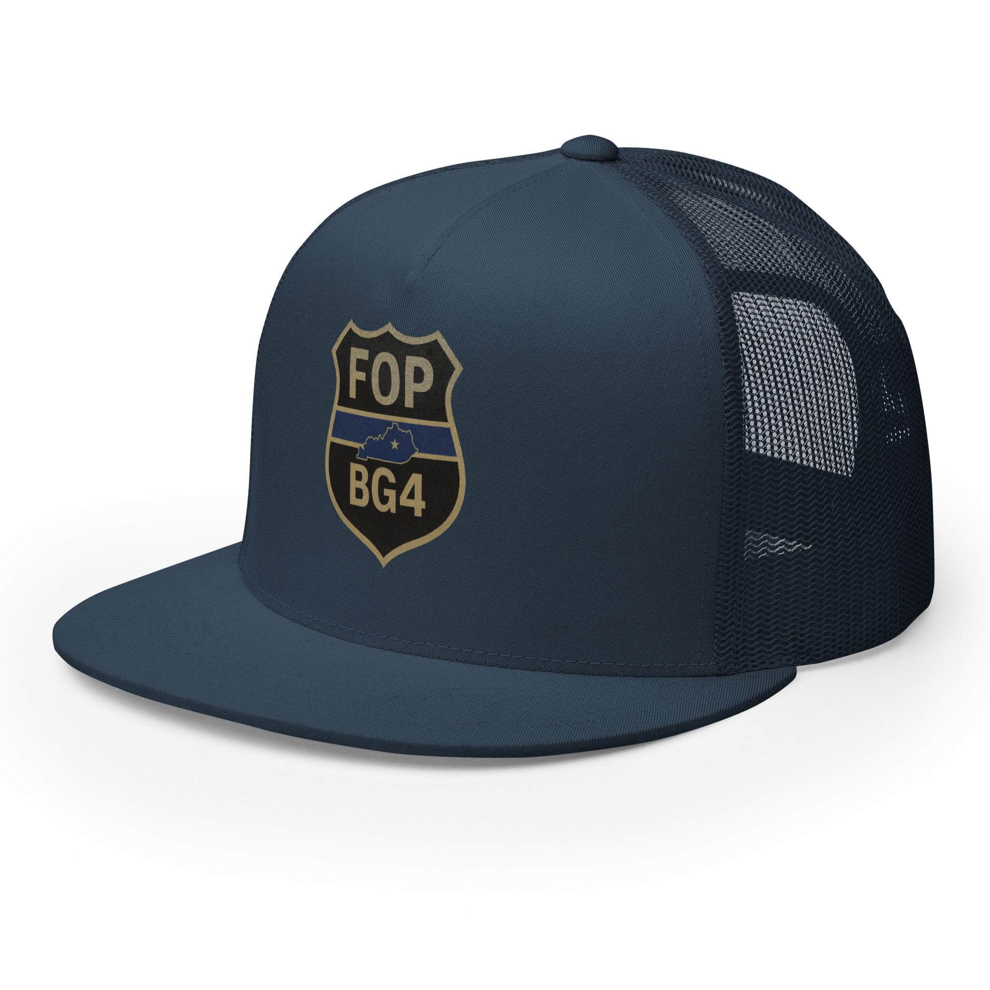 Lodge 4 Trucker Cap (Print) - Image 9
